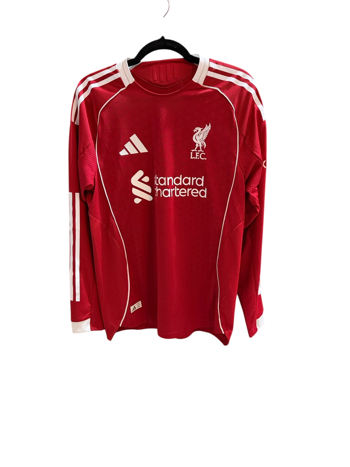 Jersey Liverpool local versión jugador manga larga 25-26